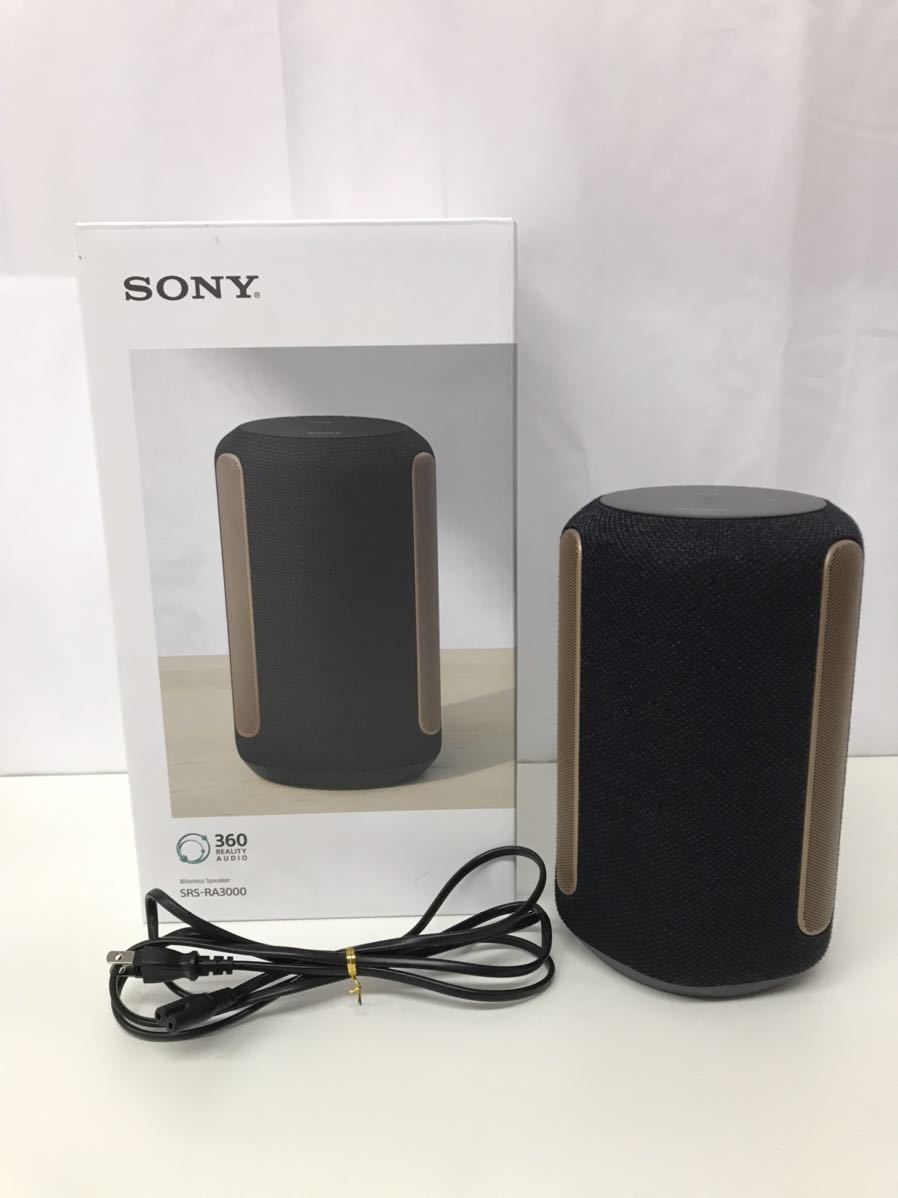 動作品 SONY ソニー ワイヤレススピーカー SRS-RA3000 ブラック 2021年