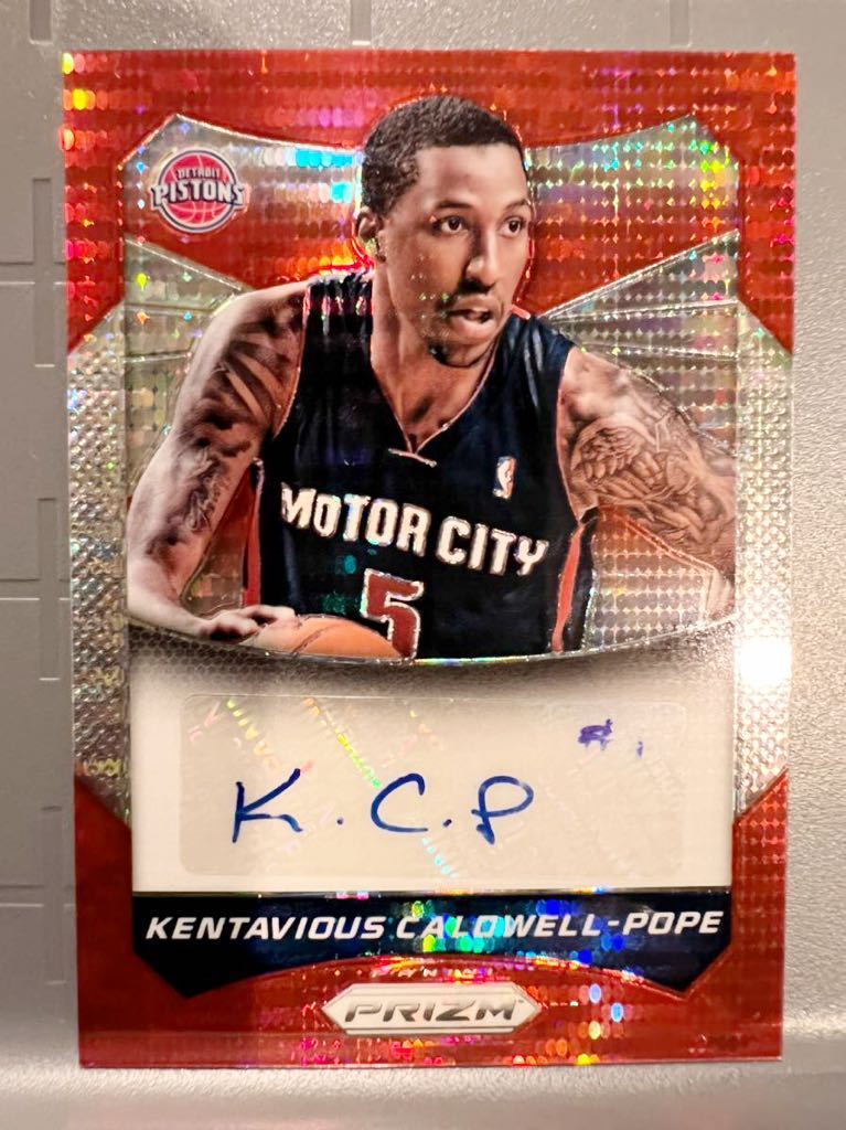 正式的 Panini 14 ★ /149 Auto Prizm Red Kentavious Wizards ウィザーズ サイン 直筆 NBA ポープ ケンタビオス・コールドウェル Caldwell-Pope その他