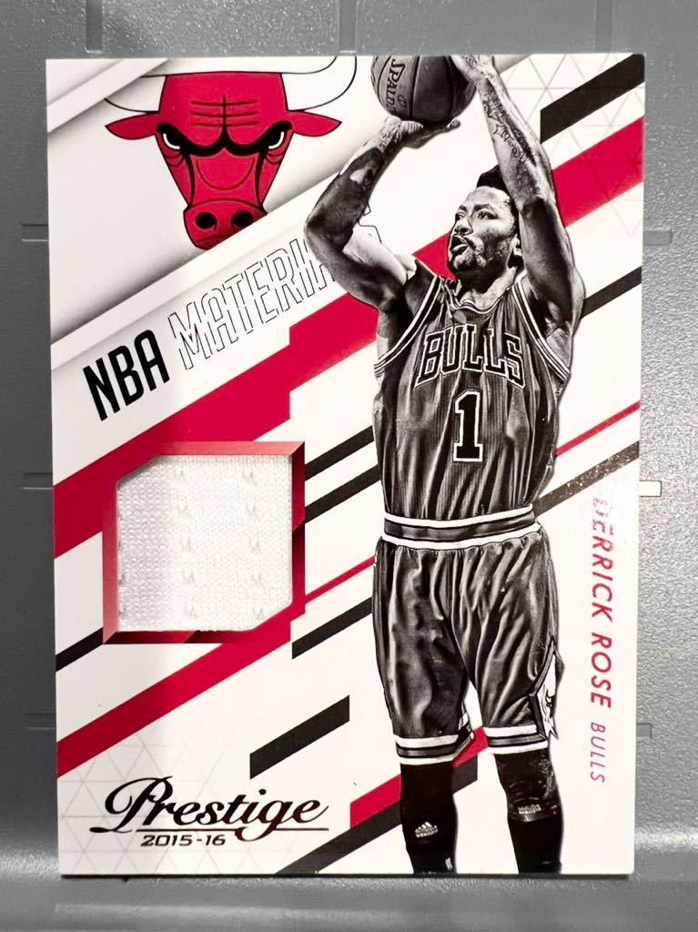 初期 Bulls Jersey 15 Panini Derrick Rose デリック・ローズ NBA 実使用 ユニフォーム バスケ シカゴ ブルズ Knicks Knicks MVP All-star