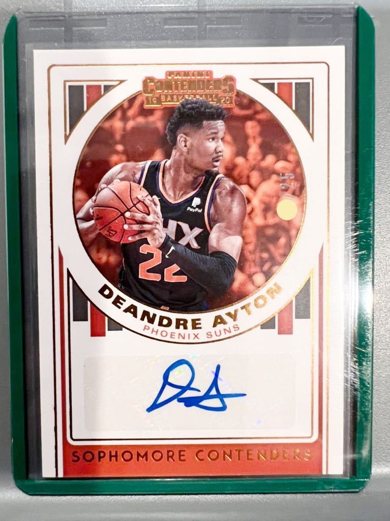 激レア/25枚限定 Auto 19 Panini Deandre Ayton ディアンドレ・エイトン NBA 直筆 サイン Suns ユニフォーム サンズ バスケ 大活躍_画像1