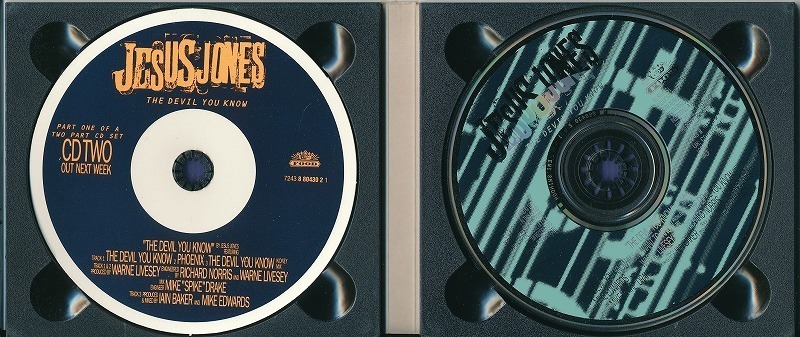 JESUS JONES - THE DEVIL YOU KNOW/UK盤/中古CDS①!! 商品管理番号：41938_画像3