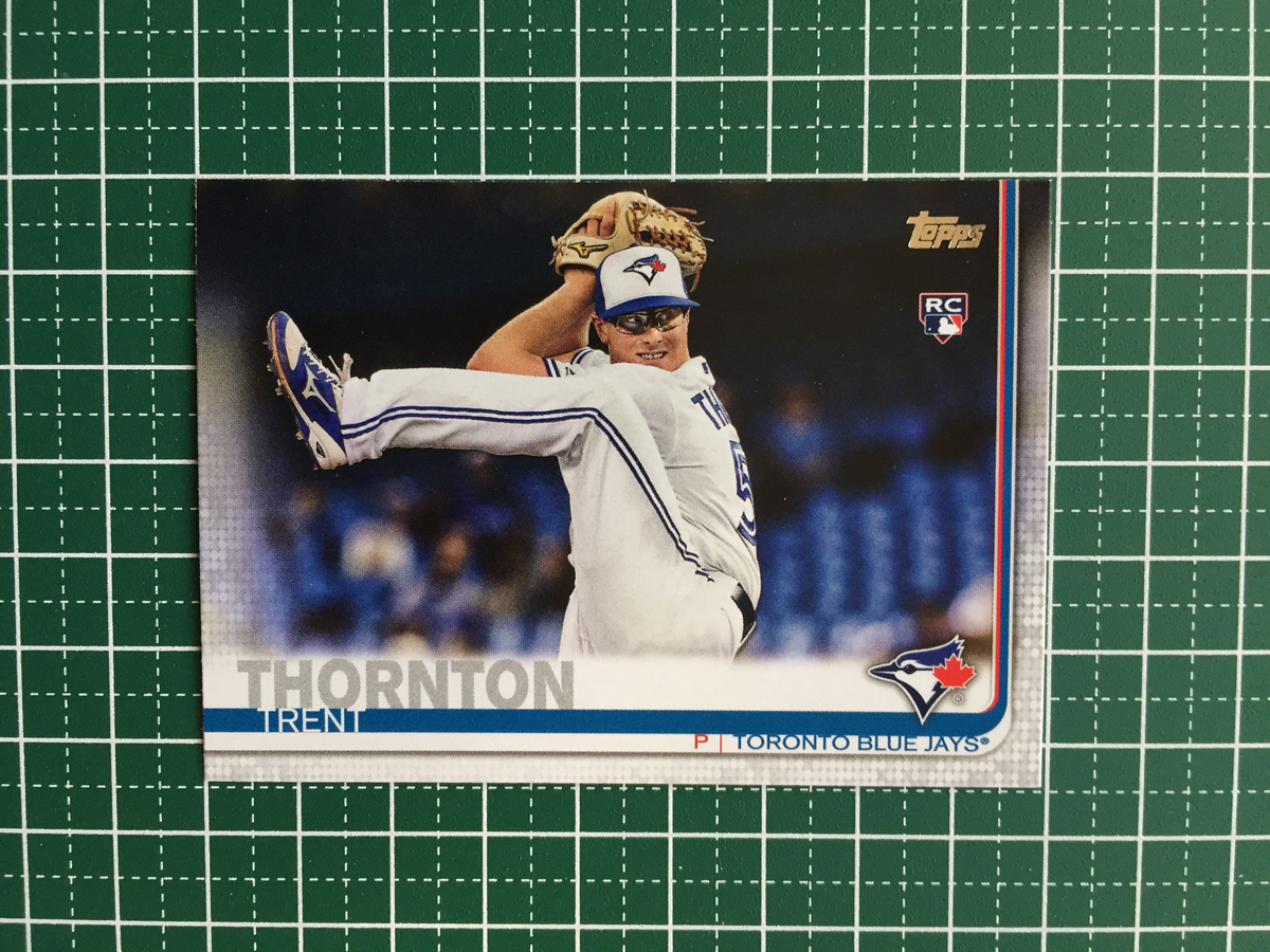 ★TOPPS MLB 2019 UPDATE #US63 TRENT THORNTON［TORONTO BLUE JAYS］ベースカード ルーキー RC 19★_画像1