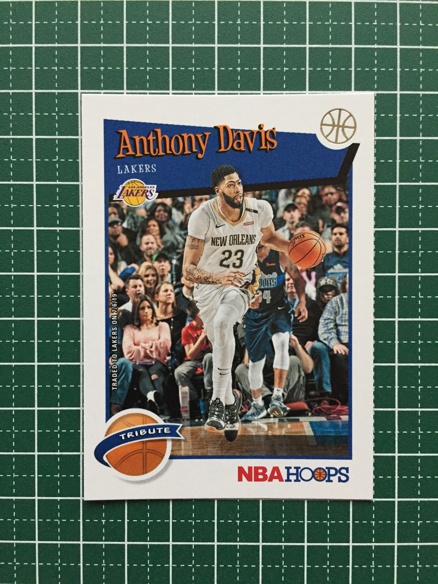 ★PANINI 2019-20 NBA HOOPS #294 ANTHONY DAVIS［LOS ANGELES LAKERS］ベースカード TRIBUTE 2020★_画像1