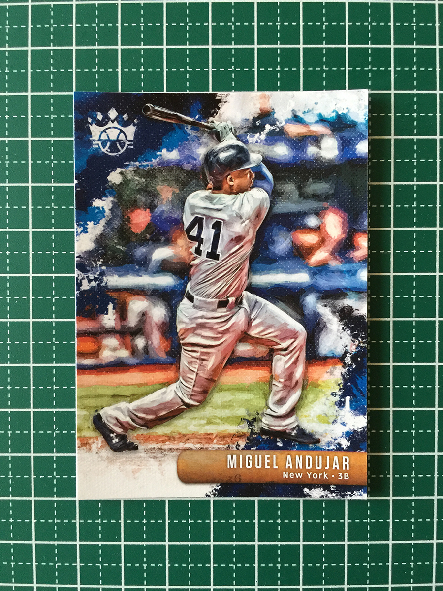 ★PANINI MLB 2019 DIAMOND KINGS #100 MIGUEL ANDUJAR［NEW YORK YANKEES］ベースカード 19★_画像1