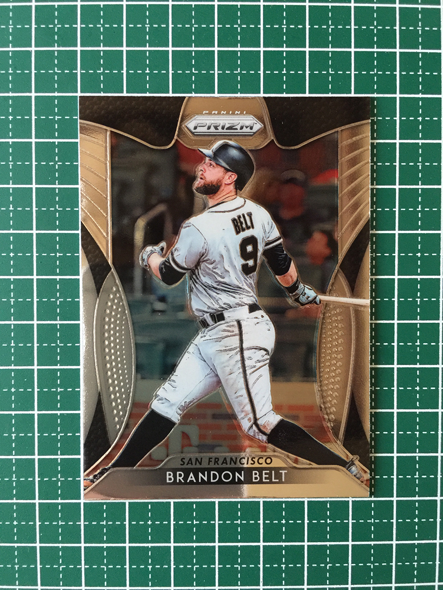 ★PANINI MLB 2019 PRIZM BASEBALL #33 BRANDON BELT［SAN FRANCISCO GIANTS］ベースカード 19★_画像1