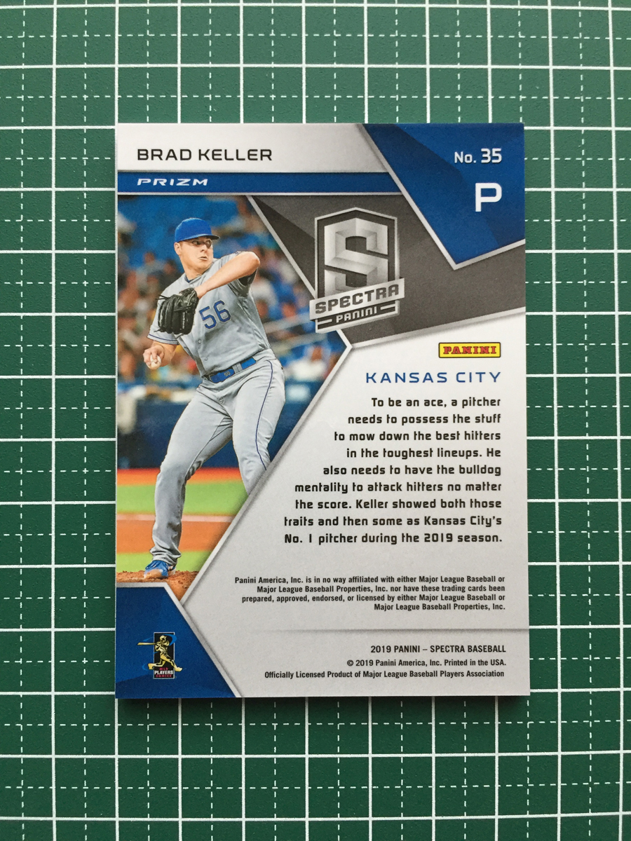 ★PANINI MLB 2019 CHRONICLES #35 BRAD KELLER［KANSAS CITY ROYALS］ベースカード SPECTRA ルーキー RC 19★_画像2