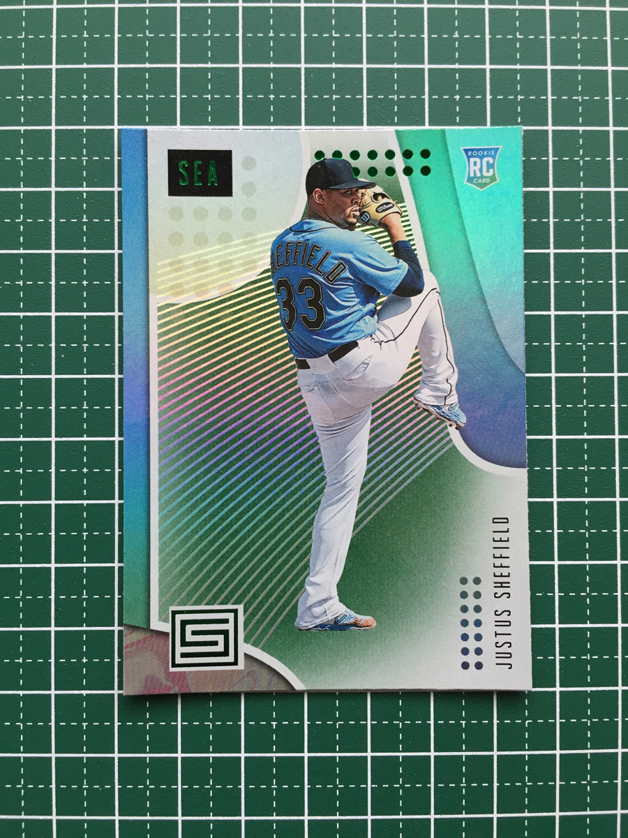 ★PANINI MLB 2019 CHRONICLES #28 JUSTUS SHEFFIELD［SEATTLE MARINERS］ベースカード STATUS パラレル版 ルーキー RC 19★_画像1