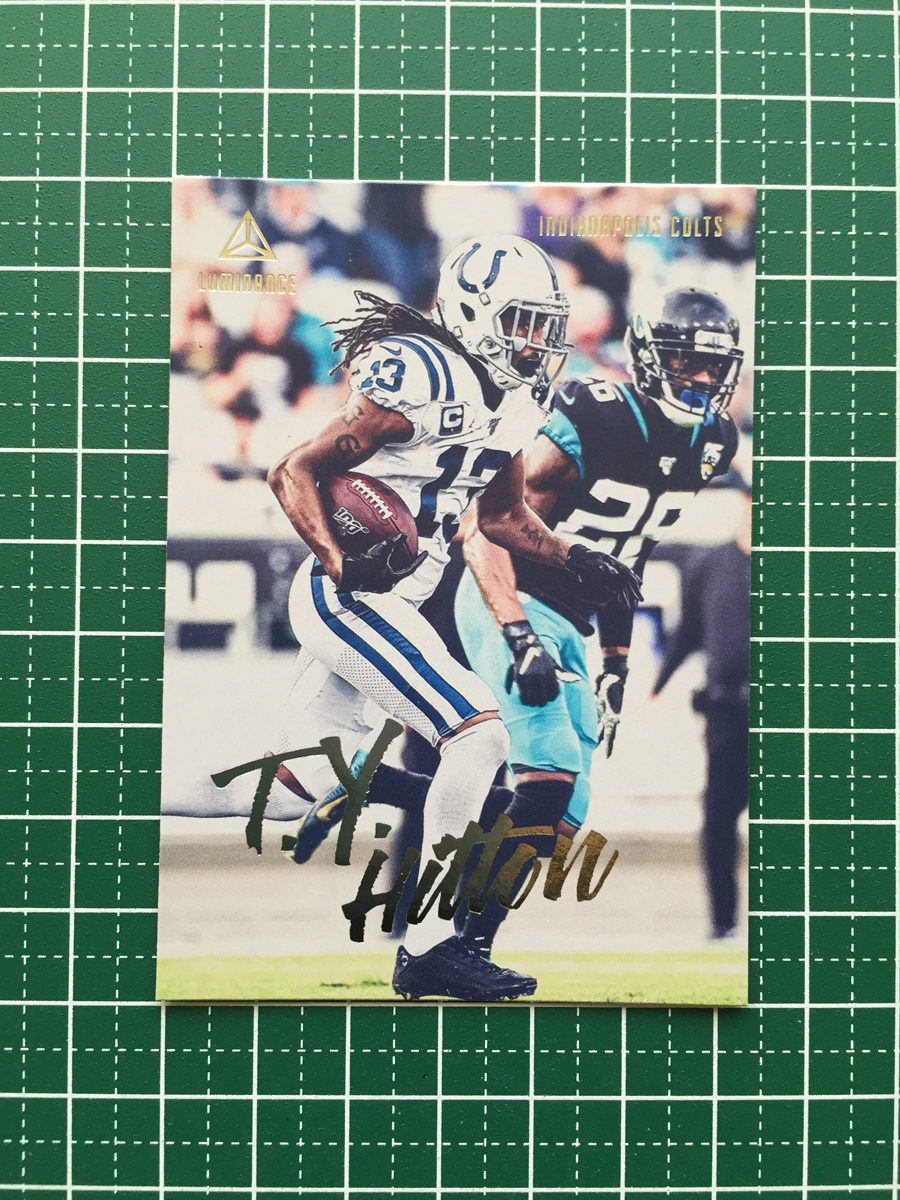 ★PANINI 2020 NFL LUMINANCE #49 T.Y. HILTON［INDIANAPOLIS COLTS］ベースカード「BASE」★_画像1