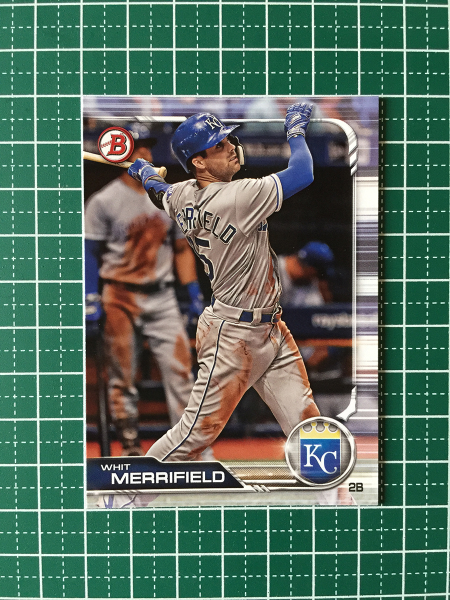 ★TOPPS MLB 2019 BOWMAN #45 WHIT MERRIFIELD［KANSAS CITY ROYALS］ベースカード 19★_画像1