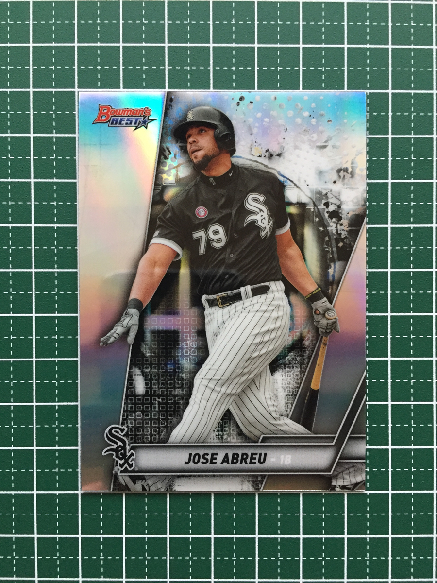 ★TOPPS MLB 2019 BOWMAN'S BEST #29 JOSE ABREU［CHICAGO WHITE SOX］リフラクター パラレル版 19★_画像1