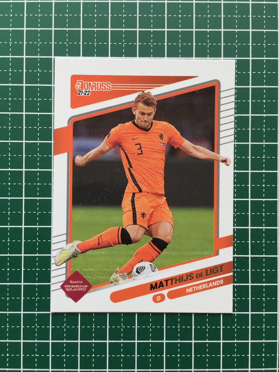 ★PANINI 2021-22 DONRUSS SOCCER ROAD TO QATAR #97 MATTHIJS DE LIGT［NETHERLANDS／オランダ］ベースカード「BASE」★_画像1