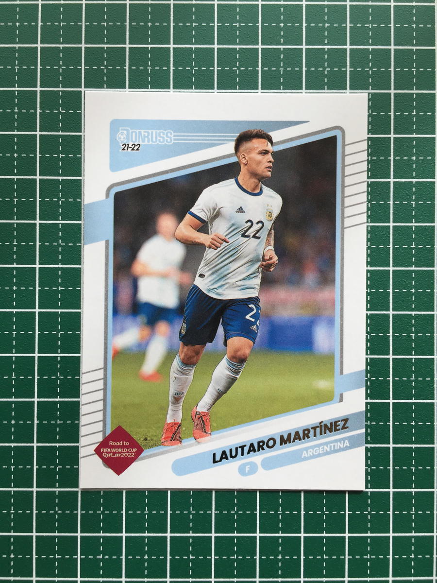 ★PANINI 2021-22 DONRUSS SOCCER ROAD TO QATAR #5 LAUTARO MARTINEZ［ARGENTINA／アルゼンチン］ベースカード「BASE」★_画像1