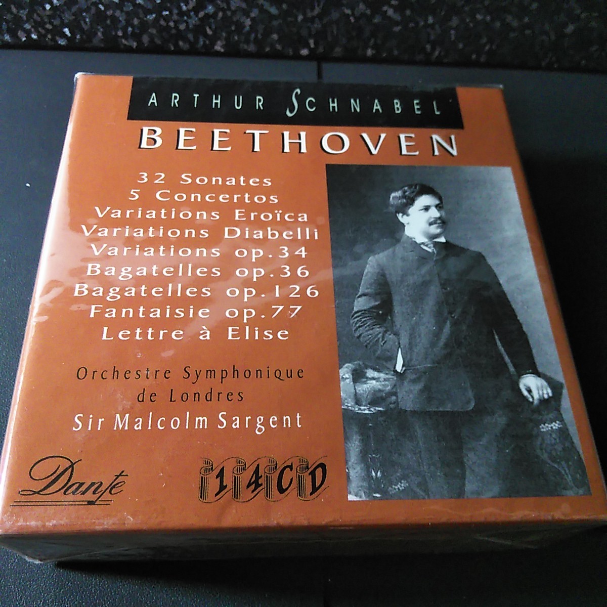 d（未開封）Dante シュナーベル ベートーヴェン ピアノ・ソナタ全集 ピアノ協奏曲全集 変奏曲、他（Schnabel Beethoven） 