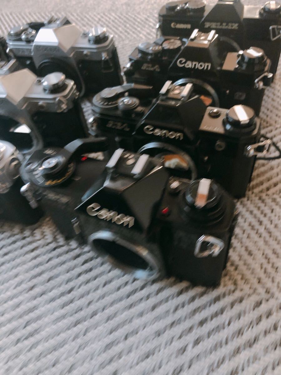 1円～ まとめ Canon キャノン ボディ 10台 ジャンク / AE-1 AL-1 EF FTb #1034_画像6