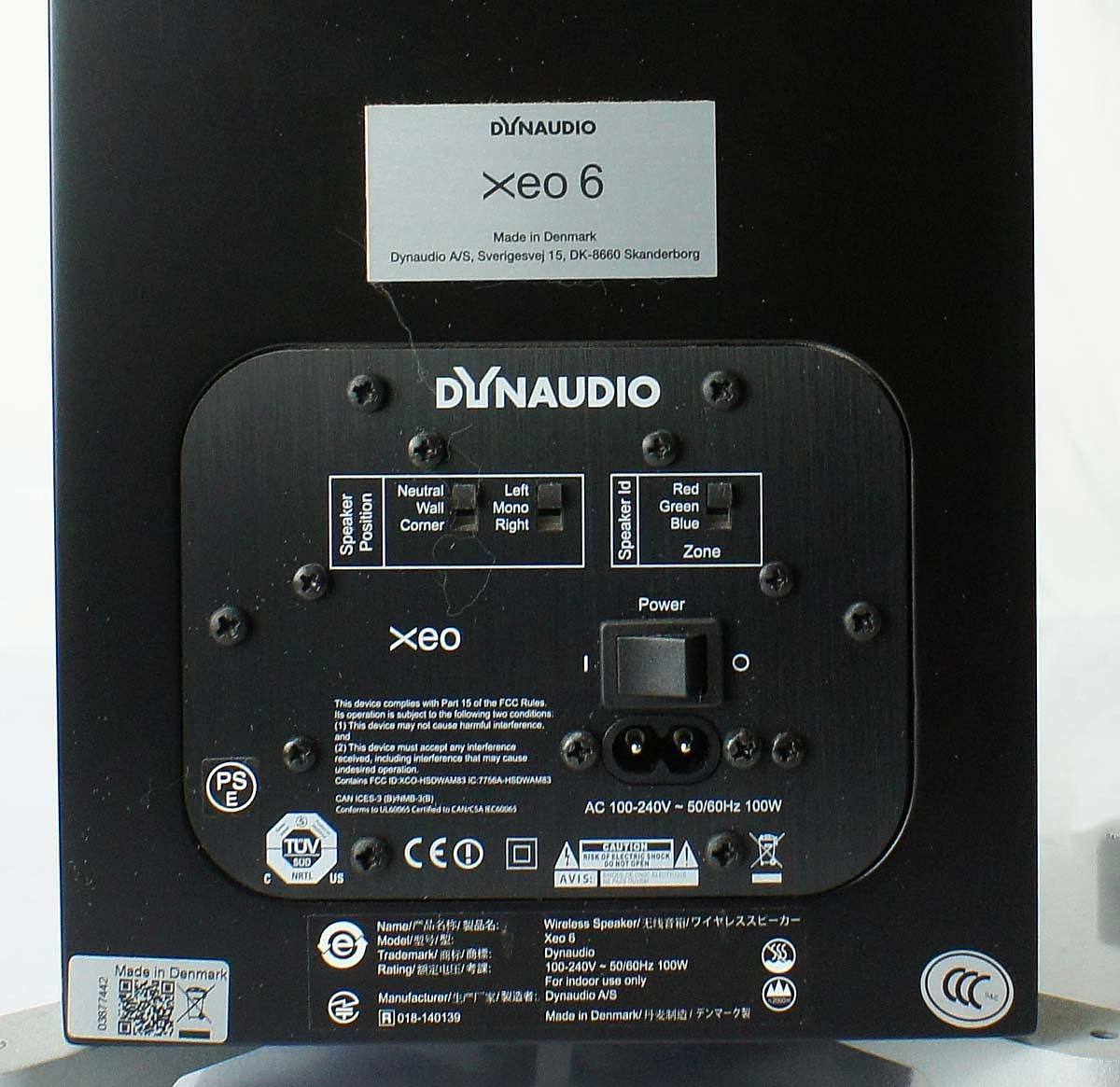 宅急便2個口 ペア Dynaudio Xeo6 ディナウディオ スピーカー トランスミッター SEO HUB シオ デンマーク 音響 ステレオ オーディオ S042904_画像6