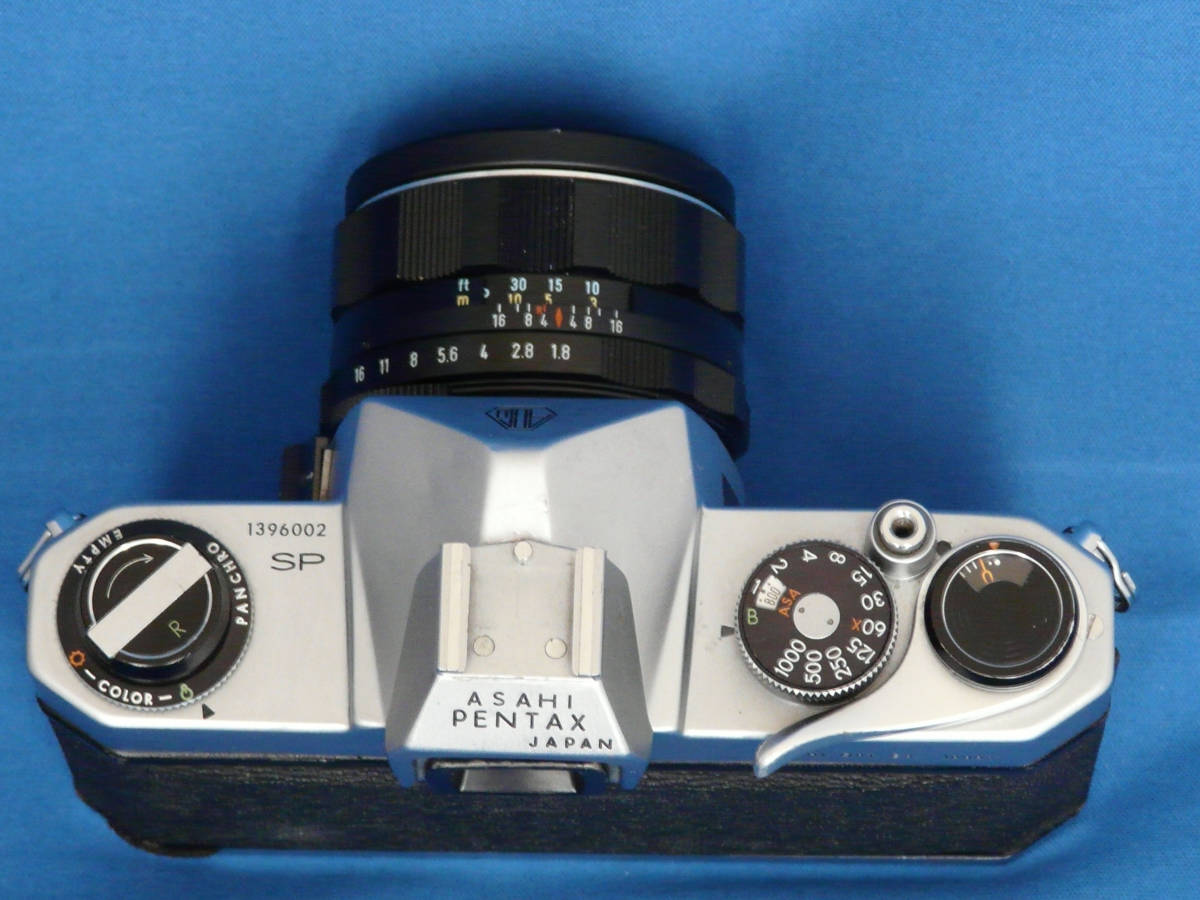 ASAHI PENTAX アサヒ ペンタックス カメラボディ SPOTMATIC SP +レンズ Super-Takumar 55mm F1.8_画像4