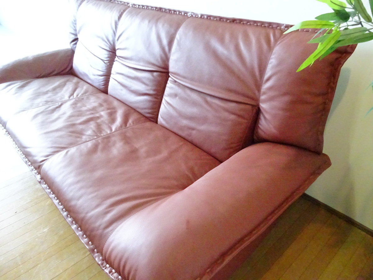 osk030929】 美品 fuji furniture/冨士ファニチア L06280 S 3Pソファ