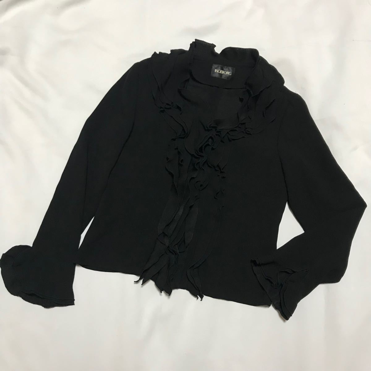 インゲボルグ ピンクハウスのティアードにぴったしフリルのジャケット