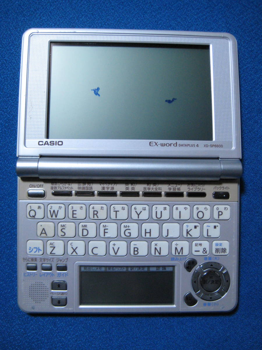 CASIO ( カシオ ) 電子辞書 EX-word DATAPLUS4 XD-SP6600 限定ピンク　ジャンク　液晶不良★1198_画像1