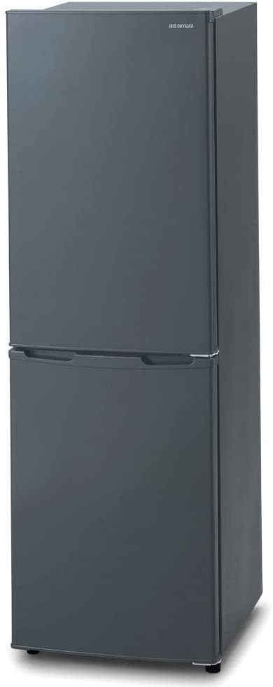 新品☆アイリス 冷蔵庫 162L 冷凍室 62L グレー　送料無料28