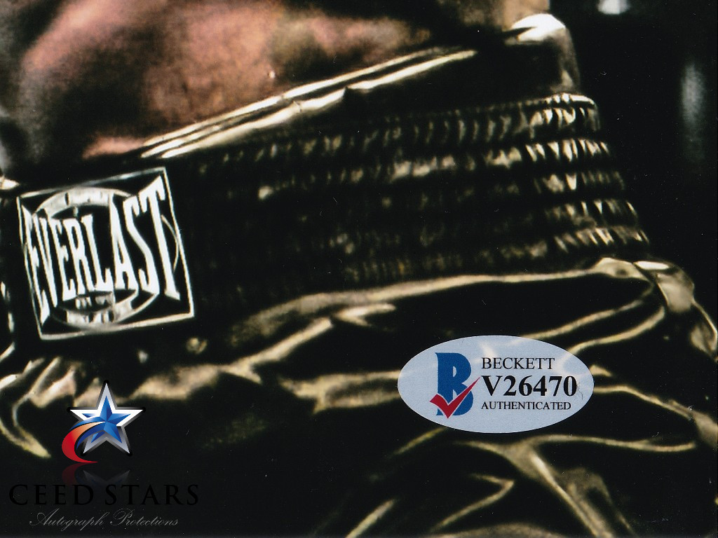 CS特許】マイク・タイソン 直筆 サイン 入り 8×10 ポスター CS特許】マイク・タイソン 直筆 サイン 入り 8×10 ポスター