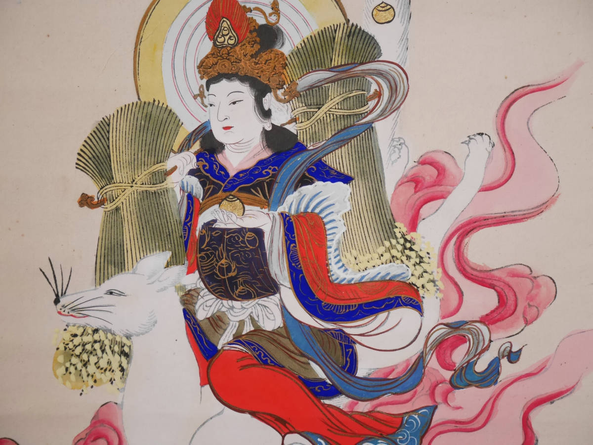 Yahoo!オークション - 仏画軸【豊川稲荷陀枳尼真天 きつね Yahoo!オークション - 仏画軸【豊川稲荷陀枳尼真天 きつね