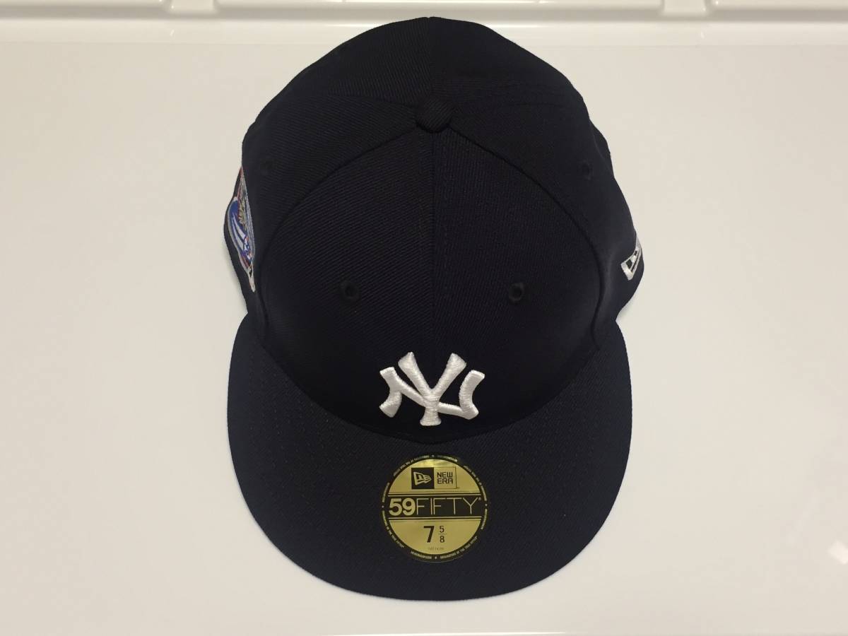 限定 NEW ERA Yankees 59FIFTY MLB サイドパッチ ニューヨーク ヤンキース サブウェイシリーズ ネイビー 7 5/8（60.6cm）_画像3