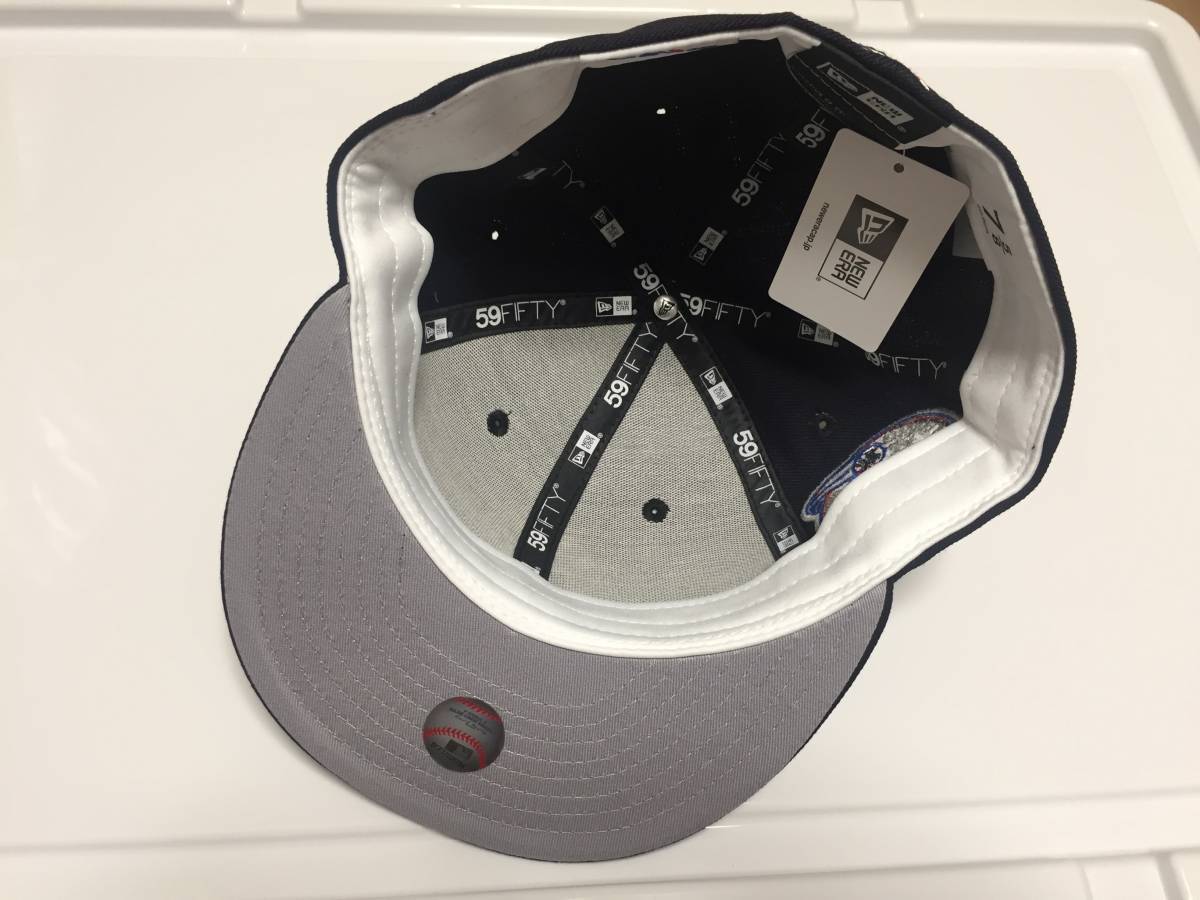 限定 NEW ERA Yankees 59FIFTY MLB サイドパッチ ニューヨーク ヤンキース サブウェイシリーズ ネイビー 7 5/8（60.6cm）_画像6