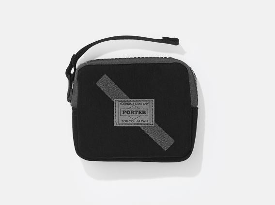 SATURDAYS NYC × PORTER Reflective Line Half Zip Wallet Porter кошелек кошелек для мелочи .