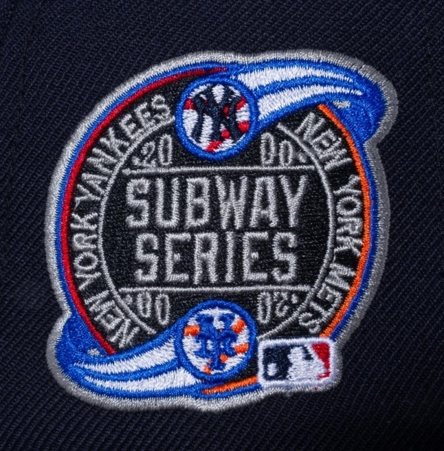 限定 NEW ERA Yankees 59FIFTY MLB サイドパッチ ニューヨーク ヤンキース サブウェイシリーズ ネイビー 7 5/8（60.6cm）_画像2