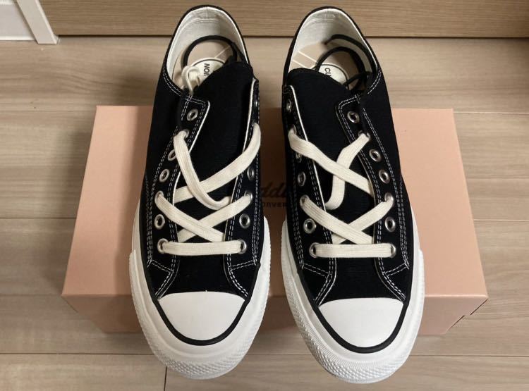 正規品 CONVERSE ADDICT CHUCK TAYLOR CANVAS OX BLACK コンバース アディクト チャックテイラー 29