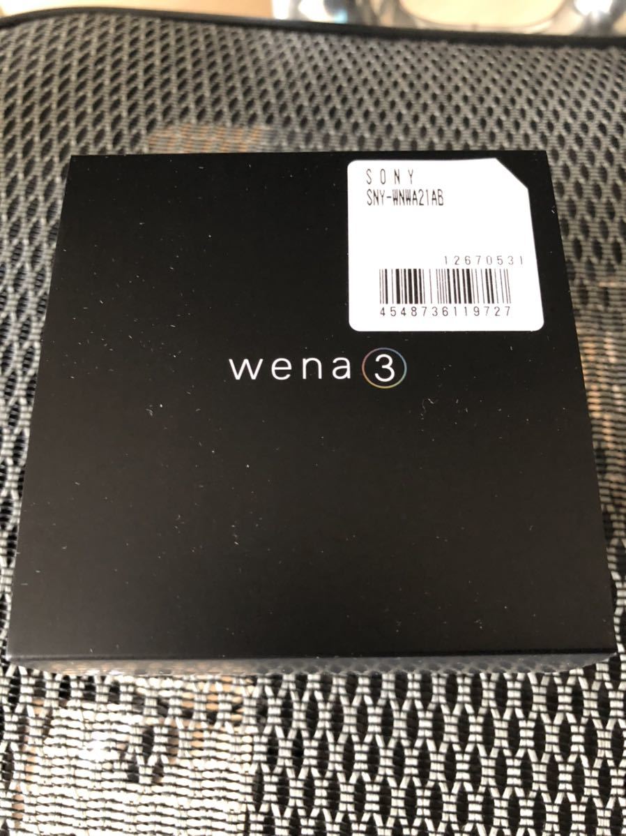 SONY ソニー スマートウォッチ wena3黒ラバー ブラック WNW-A21A/B www
