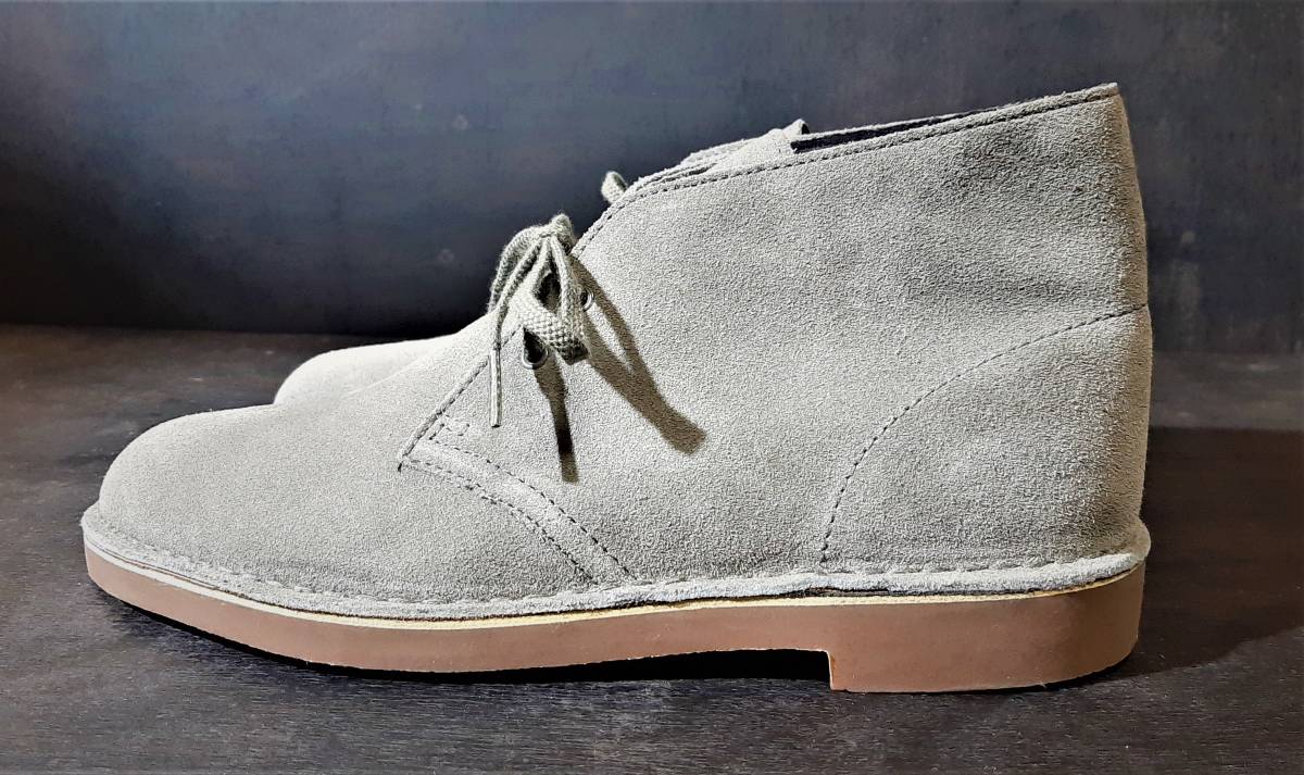 clarks ORIGINALS desert boots Suede black クラークス デザートブーツ スエード グレーsize UK8.5 US9.5