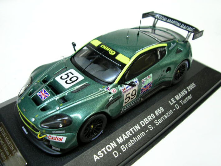 A★ ixo 1/43 ★ アストンマーチン DBR9 #59 2005 セブリング優勝車 / AstonMartin DBR9 ★ 限定アストンマーチンパッケージ_サンプル画像