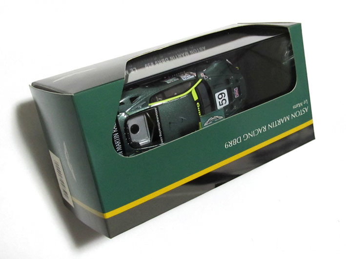 A★ ixo 1/43 ★ アストンマーチン DBR9 #59 2005 セブリング優勝車 / AstonMartin DBR9 ★ 限定アストンマーチンパッケージ_出品モデル