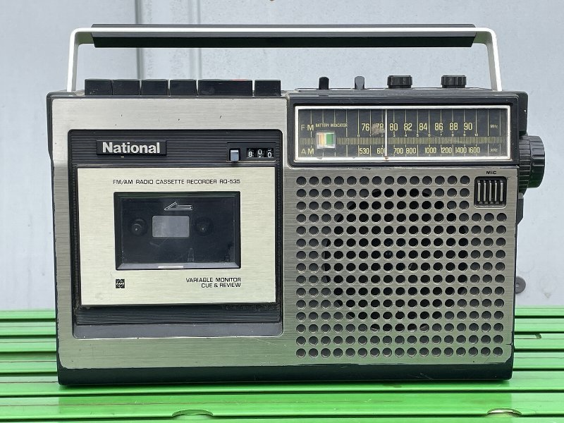 ジャンク品　M514　National　ラジカセ　RQ-535_画像1