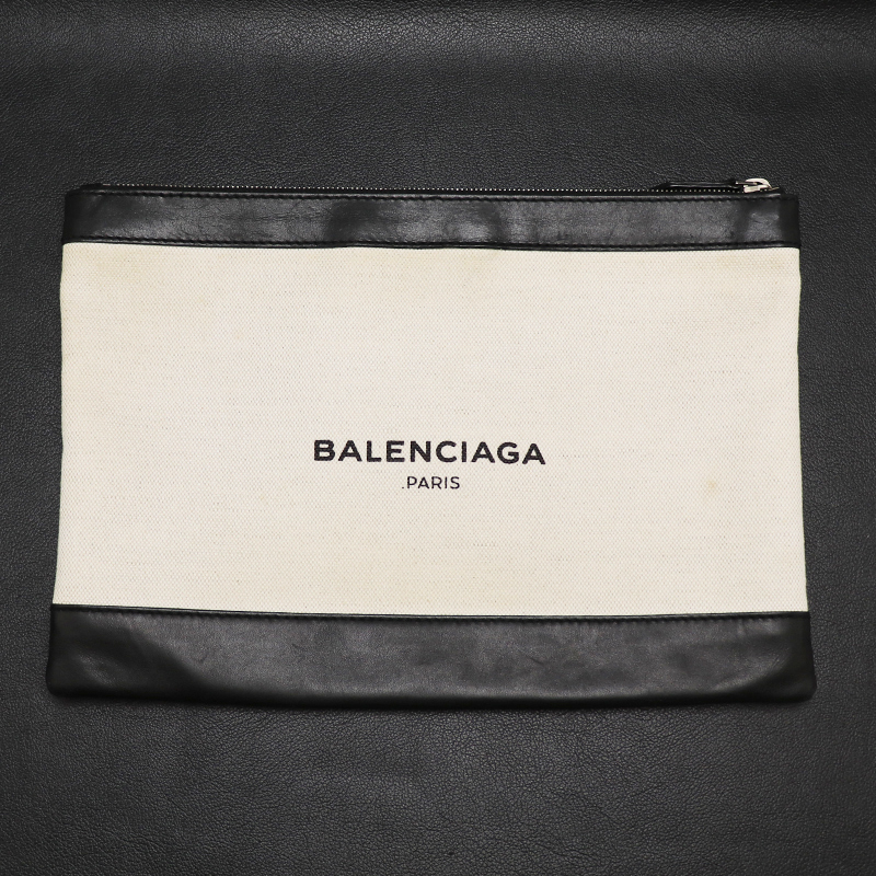 ☆ 【】 BALENCIAGA バレンシアガ 373834.9260 ネイビークリップM