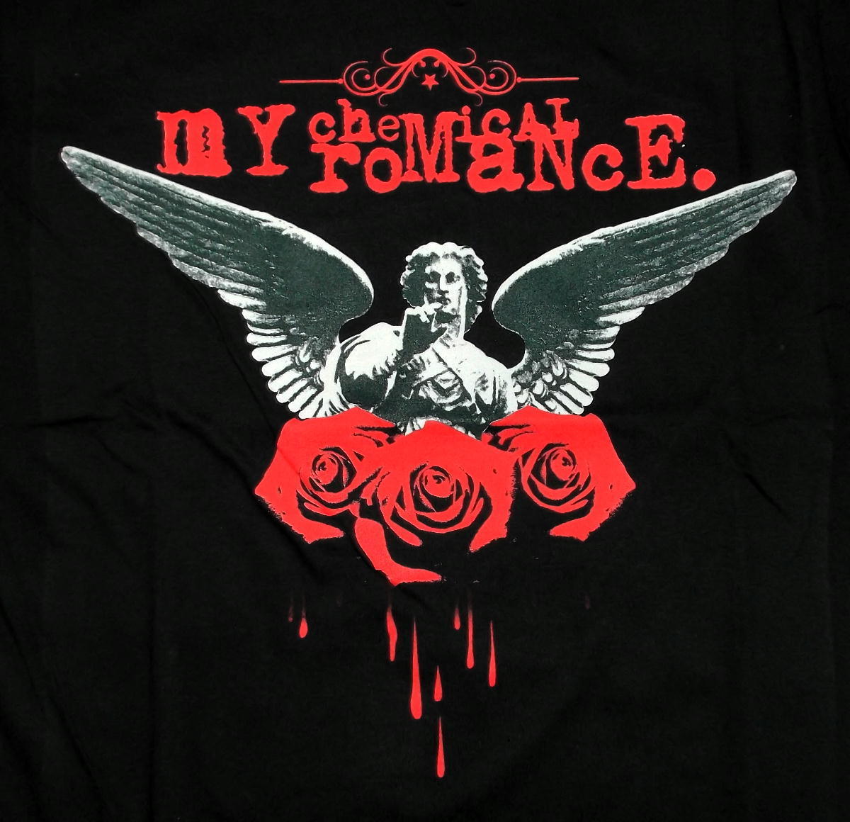 ★マイ ケミカル ロマンス Tシャツ MY CHEMICAL ROMANCE ANGEL OF THE WATER - S 正規品 MCR ロックTシャツ_画像2