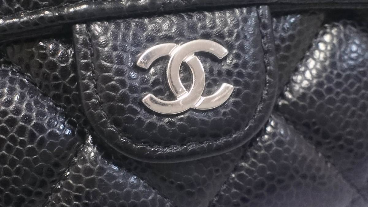 超美品】CHANEL シャネル マトラッセ キャビアスキン 長財布/ココ