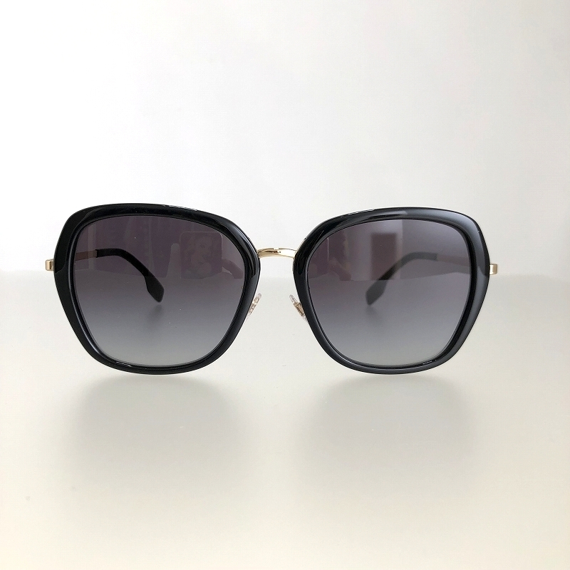  новый товар обычная цена 32500 иен Burberry градация линзы солнцезащитные очки B4311D 3001/8G 57*19-145 черный мужской женский 398