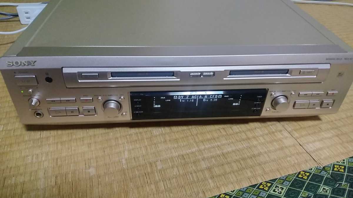 SONY MDデッキ ソニー MDS-W1 リモコン付き 動作品 送料込 www.lram-fgr.ma