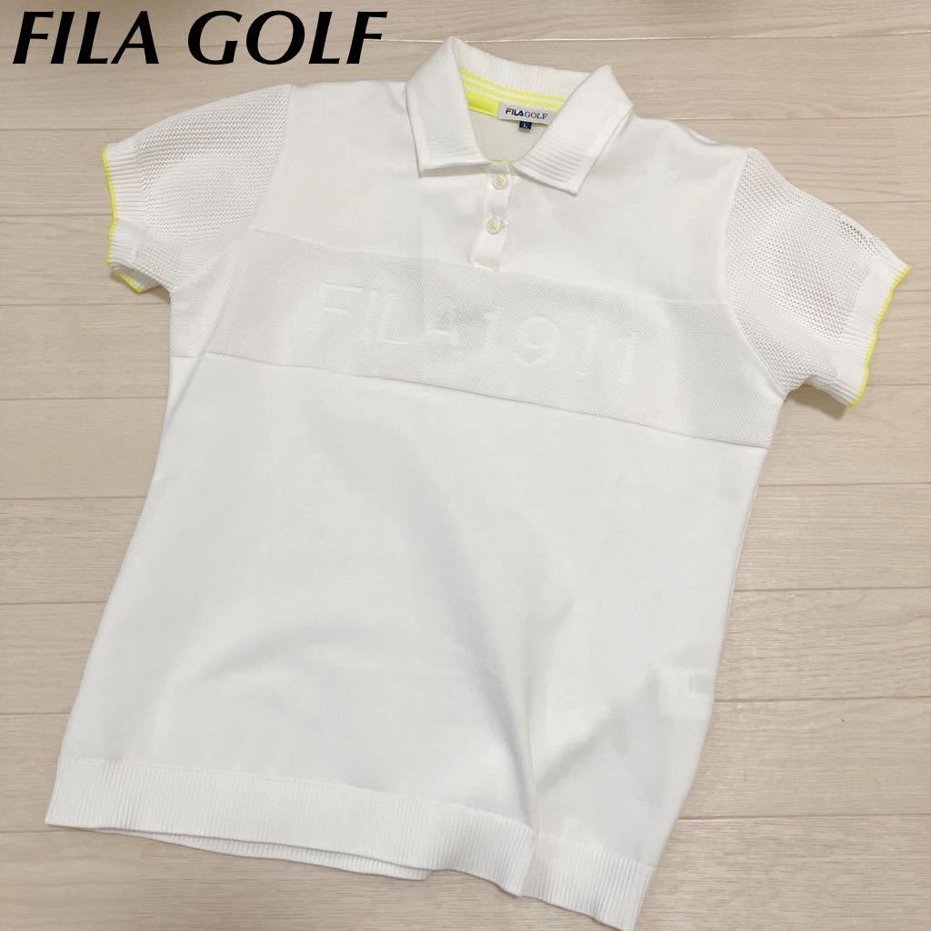 グランドセール FILA GOLF ポロシャツ レディース Lサイズ ホワイト