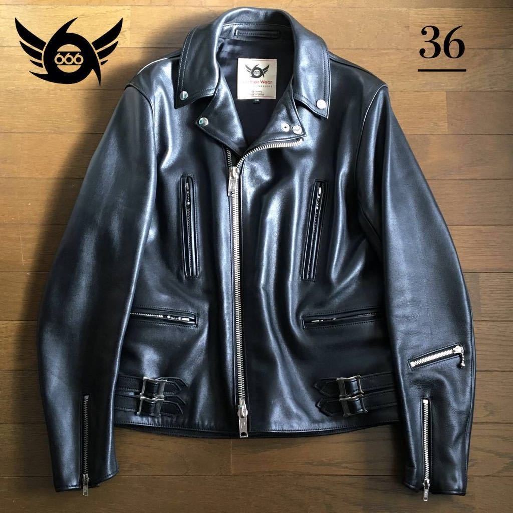 Yahoo!オークション - 美品 666 Leather Wear トリプルシックス Yahoo!オークション - 美品 666 Leather Wear トリプルシックス