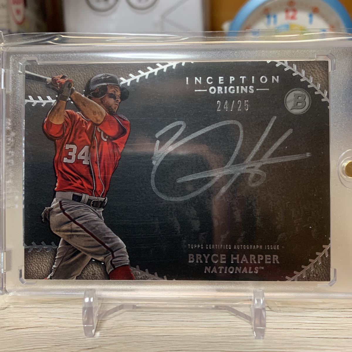 Topps Inception Bryce Harper ブライス ハーパー 直筆サインカード 25