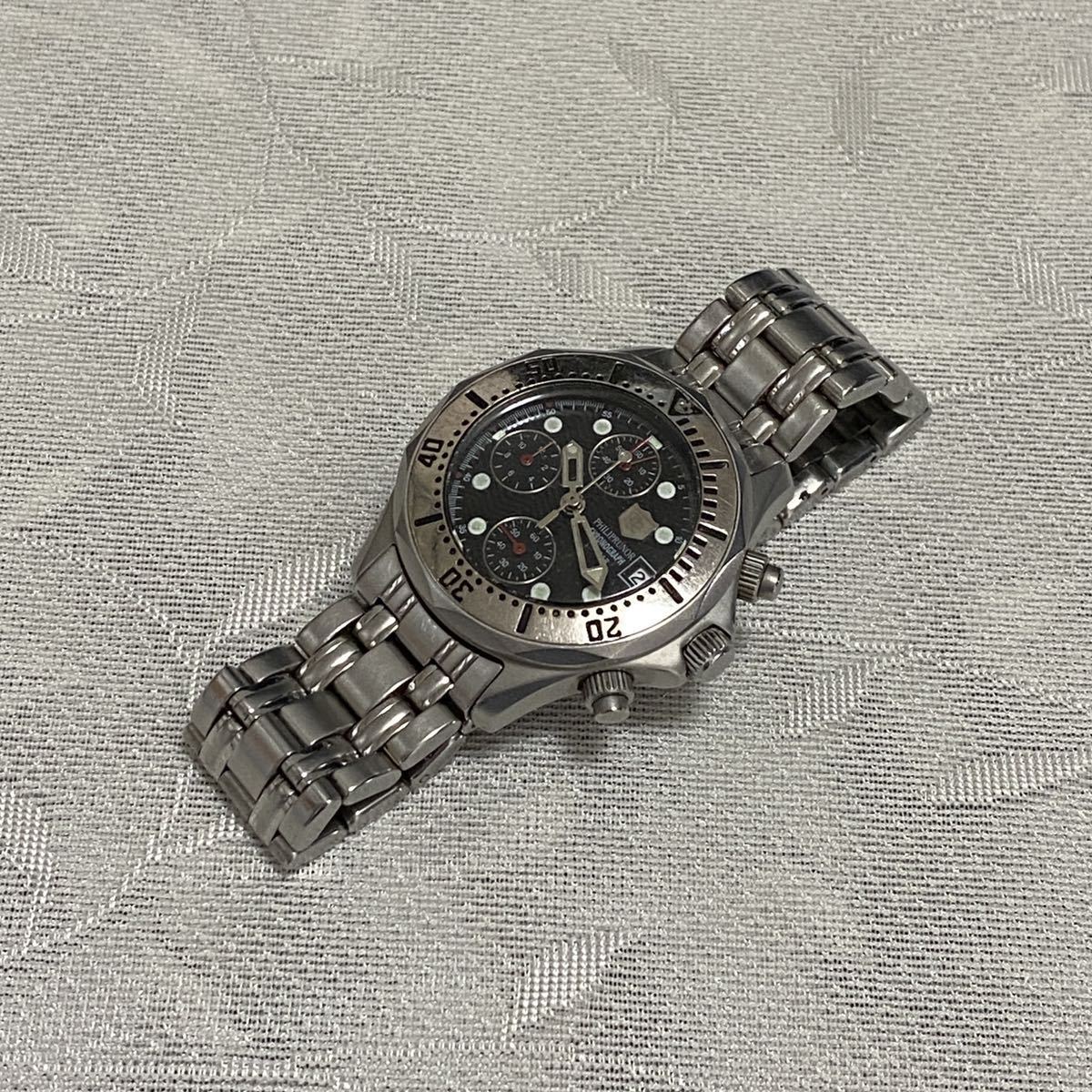 Philip Runor フィリップルノー 腕時計 40mm クロノグラフ(クロノ