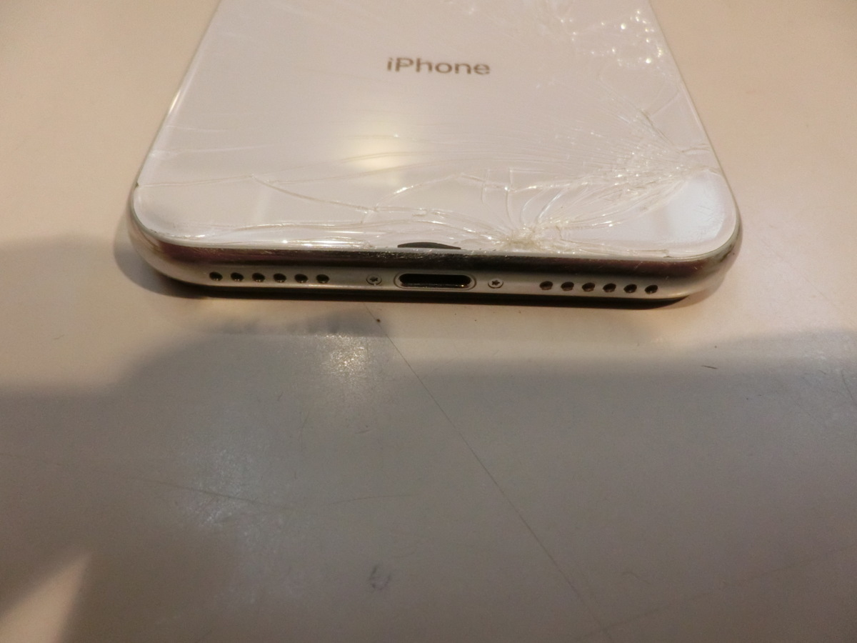 SIMフリー☆Apple iPhoneX 256GB シルバー 品 本体のみ