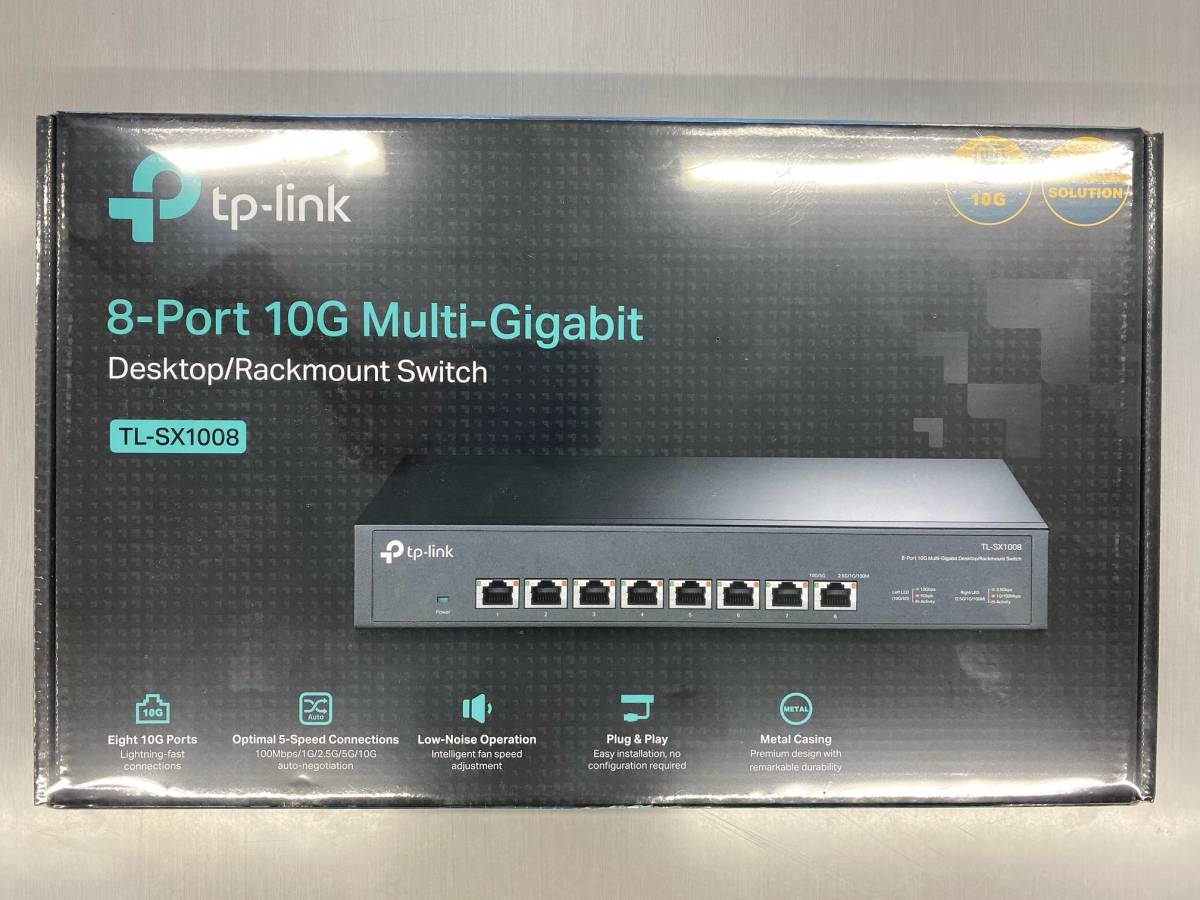 配送員設置送料無料 TP-Link 8ポート 全ポート10G対応 10G マルチ