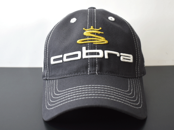 h816【未使用】Cobra コブラ ゴルフ キャップ 帽子 フリーサイズ コットン素材 大人気ブランド♪ 今では入手困難なモデル☆グレー 色違い有_画像2