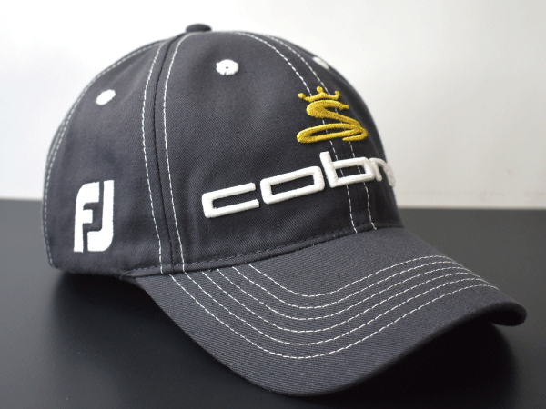 h816【未使用】Cobra コブラ ゴルフ キャップ 帽子 フリーサイズ コットン素材 大人気ブランド♪ 今では入手困難なモデル☆グレー 色違い有_画像1
