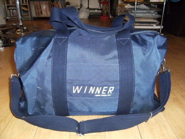  Showa Retro made in Japan 90 period *WINNER. person Boston back Sportback shoulder bag * tennis baseball soccer land .tore combative sports judo 
